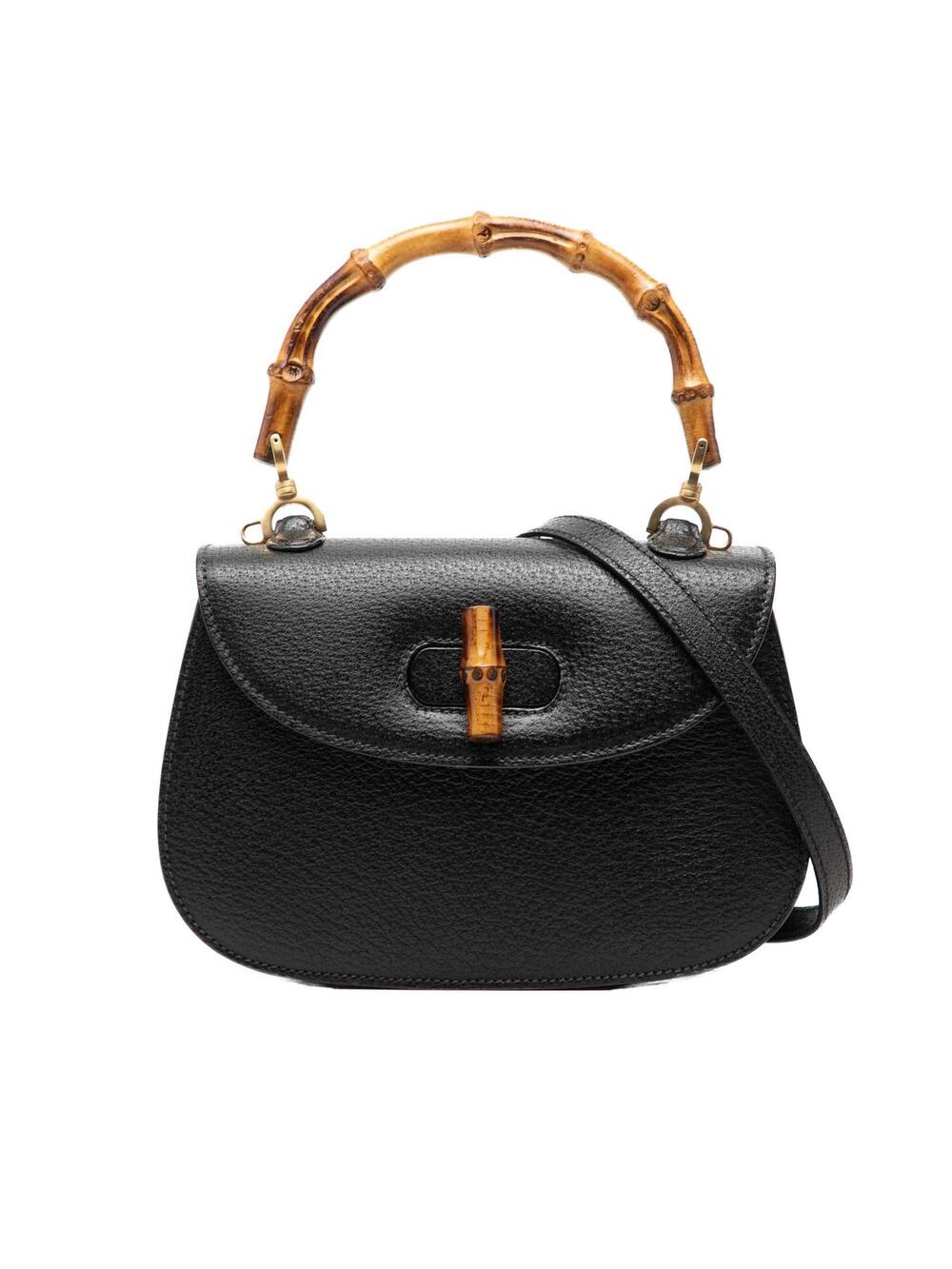 Gucci Small Grained Calfskin Bamboo #362374G13B